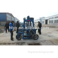 No pallet !!! Mobile hollow brick machine,moving brick machine,walking block machinery